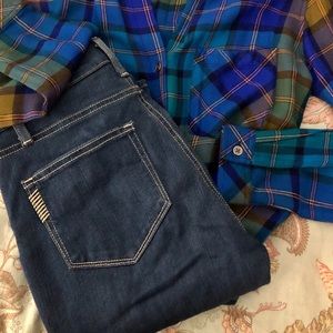 Paige Hoxton High Rise Skinny Ankle Jeans